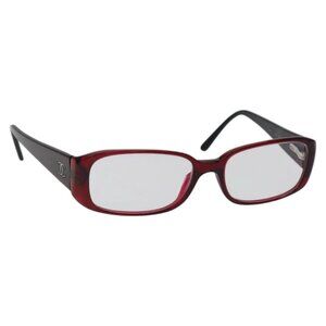 CHANEL Glasses plastic Red CC Auth bs25724